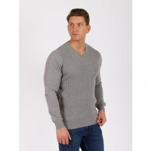 Пуловер, размер 2XL, серый Dairos. Цвет: серый
