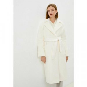 Пальто , размер 50, белый Louren Wilton. Цвет: белый