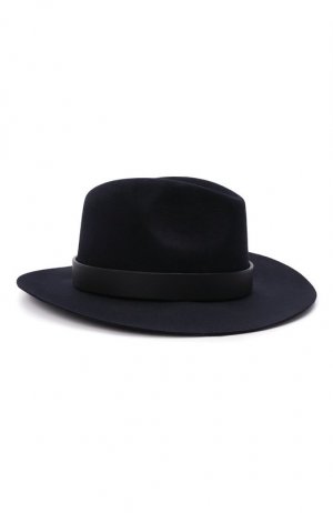 Фетровая шляпа Valentino. Цвет: синий