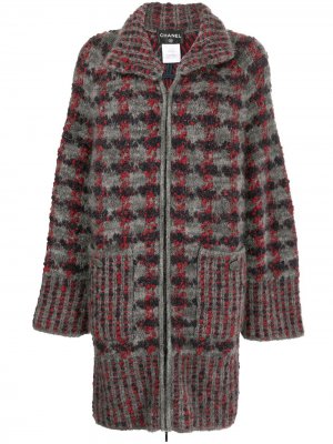 Вязаное пальто-кардиган 2015-го года Chanel Pre-Owned. Цвет: разноцветный