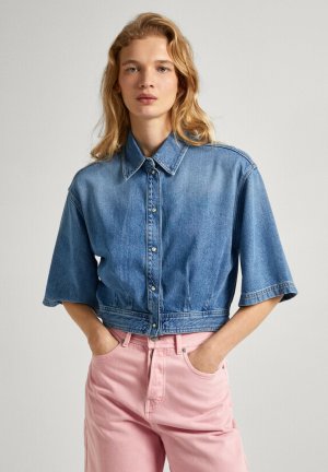 Блузка-рубашка LEXIE PLEAT , цвет denim Pepe Jeans