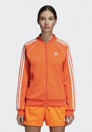 Олимпийка adidas Originals SST TT. Цвет: оранжевый