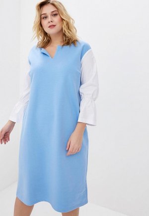Платье МатильДа. Цвет: голубой