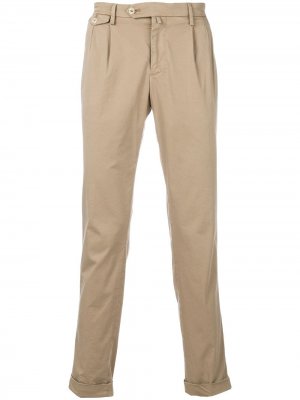 Классические приталенные брюки Briglia 1949. Цвет: нейтральные цвета