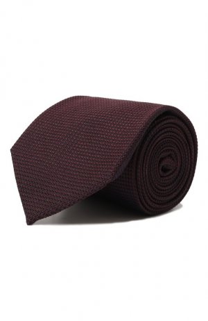 Шелковый галстук Van Laack. Цвет: бордовый