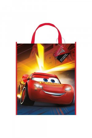 Большая сумка с принтом , красный Cars