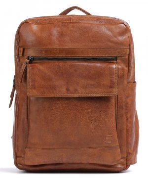 Рюкзак для ноутбука Apache из зерненой кожи , коричневый Spikes & Sparrow