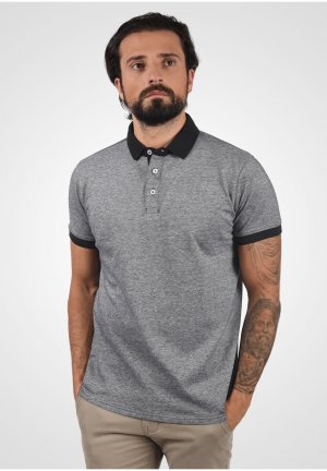 Рубашка-поло PANOS , цвет black melange Solid
