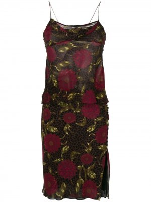 Топ и юбка с цветочным принтом John Galliano Pre-Owned. Цвет: разноцветный