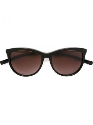 Солнцезащитные очки с оправой кошачий глаз Jil Sander. Цвет: чёрный