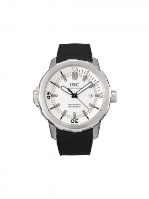 Наручные часы Aquatimer Automatic pre-owned 42 мм 2014-го года IWC Schaffhausen. Цвет: белый