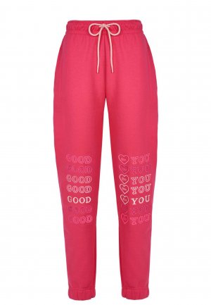 Спортивные брюки IRENEISGOOD. Цвет: розовый