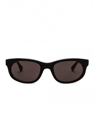 Солнцезащитные очки BV1145S, цвет Shiny Black & Solid Grey Bottega Veneta