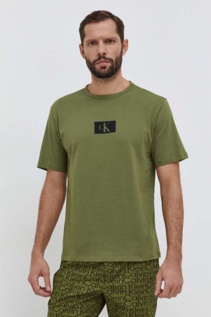 Шерстяная ночная рубашка , зеленый Calvin Klein Underwear