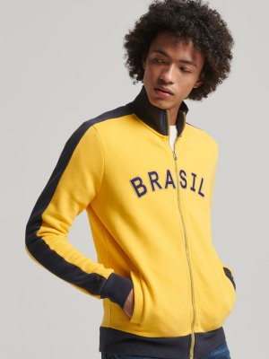 Спортивная футболка Ringspun Football Brazil , спрингс желтый Superdry