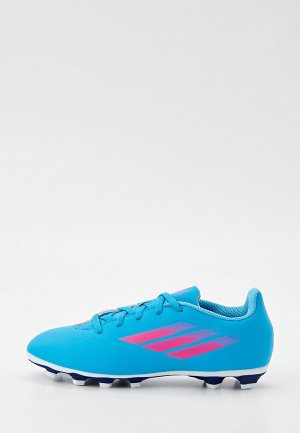 Бутсы adidas X SPEEDFLOW.4 FxG J. Цвет: голубой