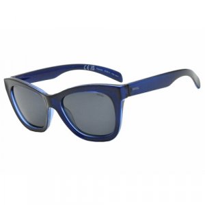 Солнцезащитные очки K2300, черный, синий Invu. Цвет: синий/черный