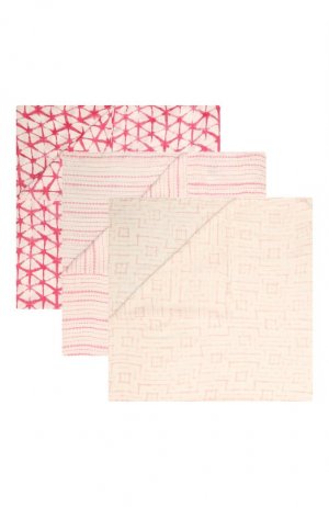 Комплект из трех пеленок Aden+Anais. Цвет: розовый