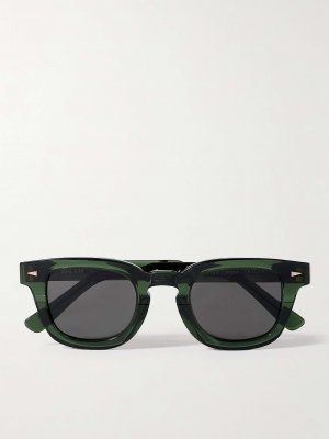 Солнцезащитные очки Champ de Mars из ацетата с D-образной оправой, зеленый Ahlem