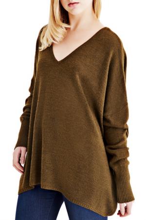Пуловер OXXO. Цвет: коричневый