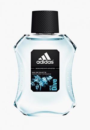 Туалетная вода adidas Ice Dive, 100 мл. Цвет: голубой
