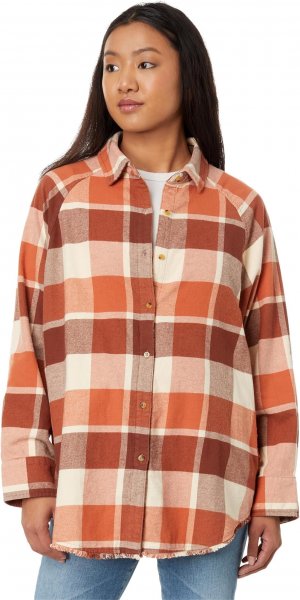 Рубашка Pacific Dreams Cotton Long Sleeve Flannel , цвет Cinnamon Rip Curl