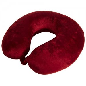 Подушка для шеи, 1 шт., красный Memory Foam. Цвет: черный