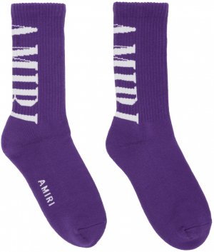 Пурпурные носки с логотипом Core AMIRI