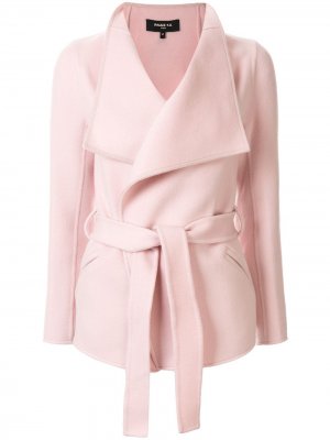 Куртка с поясом Paule Ka. Цвет: розовый