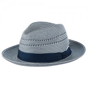 Шляпа , размер 59, синий Bailey. Цвет: синий