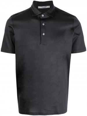 Рубашка поло с короткими рукавами D4.0. Цвет: черный