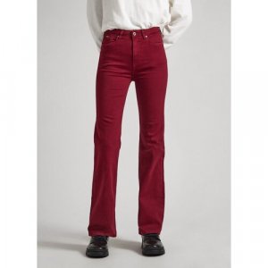 Брюки клеш , размер 27/32, бордовый Pepe Jeans. Цвет: бордовый