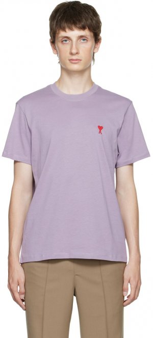 Фиолетовая футболка Ami de Cœur Alexandre Mattiussi