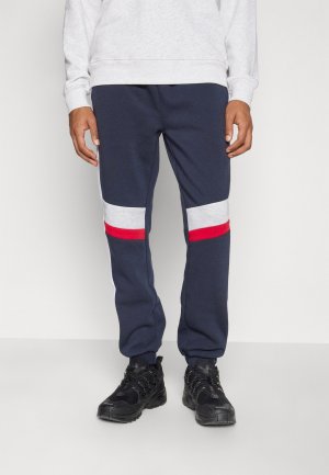 Спортивные брюки, темно-синий/белый/светло-серый меланж/красный Brave Soul