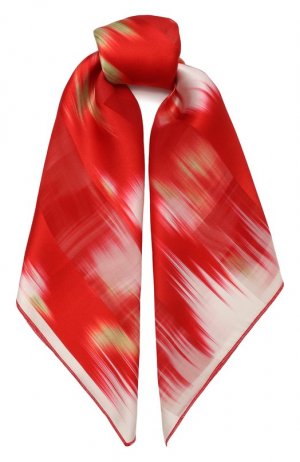 Шелковый платок Lanvin. Цвет: красный