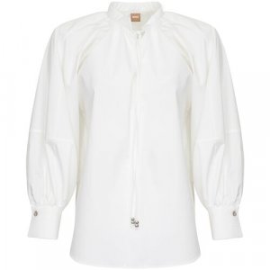 Блуза , размер 44, белый BOSS. Цвет: белый