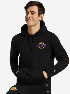 Худи мужская NBA Los Angeles Lakers, Черный New Era. Цвет: черный
