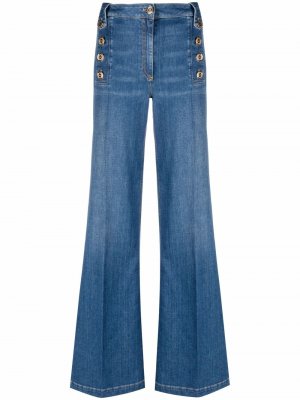 Расклешенные джинсы Elisabetta Franchi. Цвет: синий