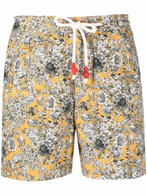 Плавки-шорты с цветочным принтом Orlebar Brown. Цвет: желтый