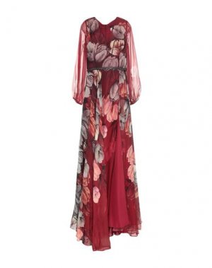 Длинное платье JOVANI. Цвет: красно-коричневый