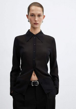 Блуза Mango CORONA. Цвет: черный