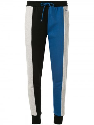 Спортивные брюки в стиле колор-блок с логотипом Être Cécile. Цвет: серый