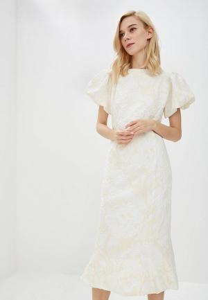 Платье Devore. Цвет: белый