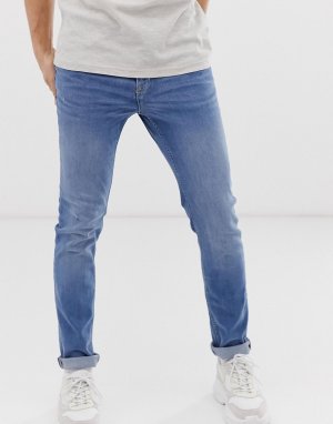 Синие джинсы скинни -Голубой New Look