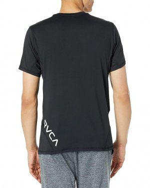 Топ VA Sport Vent Short Sleeve Top, цвет Black/Black RVCA