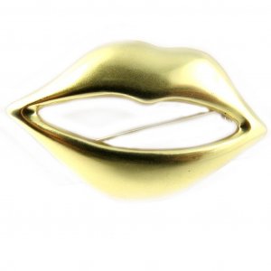 [L6962] - Золотая дизайнерская брошь Bisou Dolce Vita