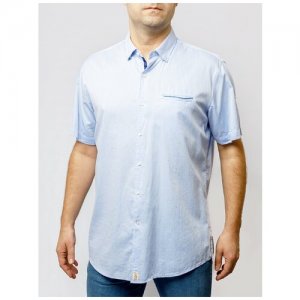 Мужская рубашка Pierre Cardin короткий рукав 53912/000/26711/9001 (53912/000/26711/9001 Размер S). Цвет: голубой