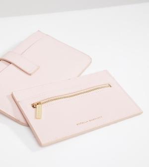 Дорожный бумажник с надписью Pink Skies Ahead и кошелек для карт розового цвета Estella Bartlett. Цвет: розовый