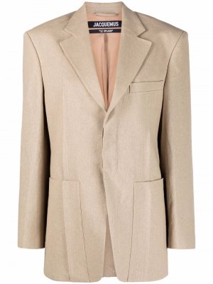 La veste dhomme blazer jacket Jacquemus. Цвет: бежевый