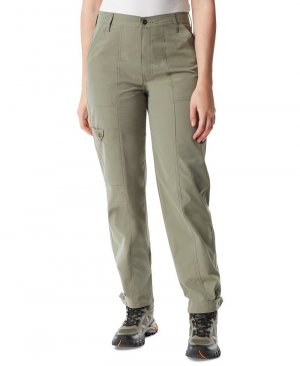 Женские зауженные брюки с высокой посадкой BASS OUTDOOR, зеленый Outdoor